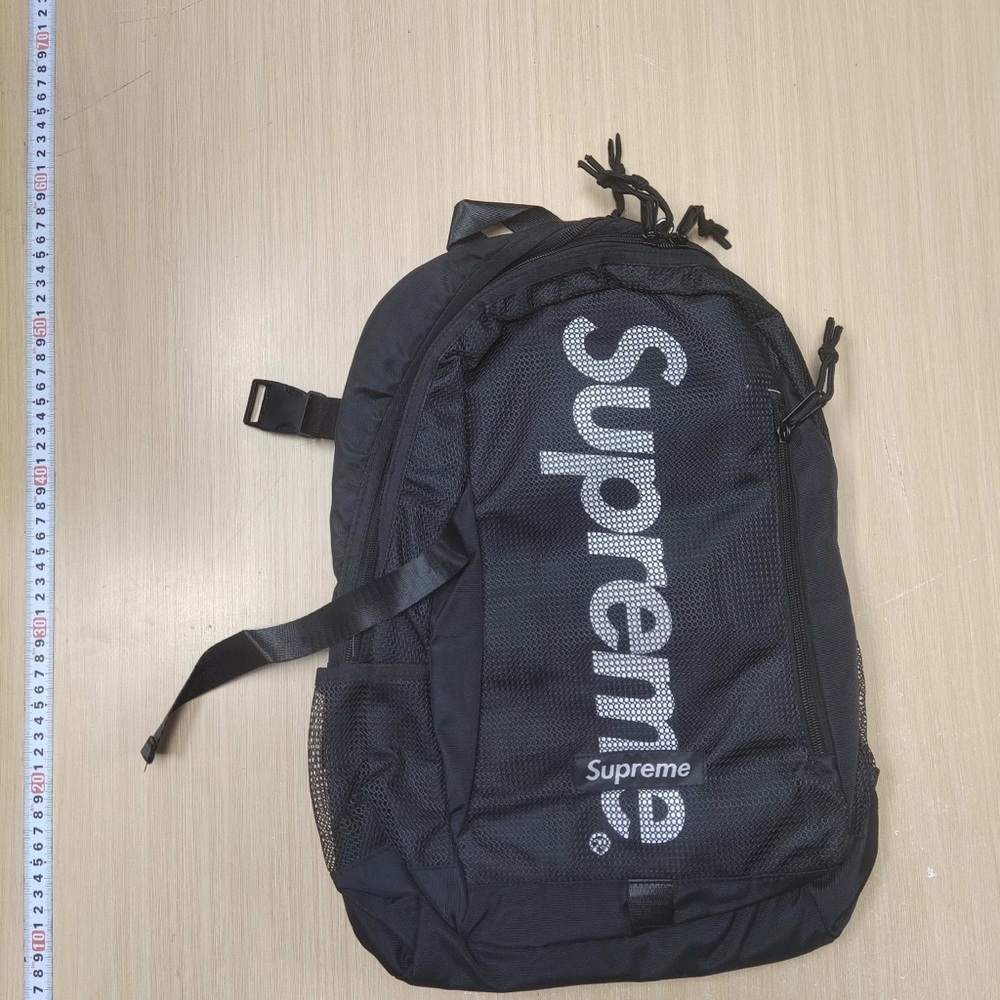 Supreme Black Backpack Classic Design